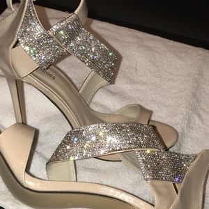 Diamond scraped shoes once worn.